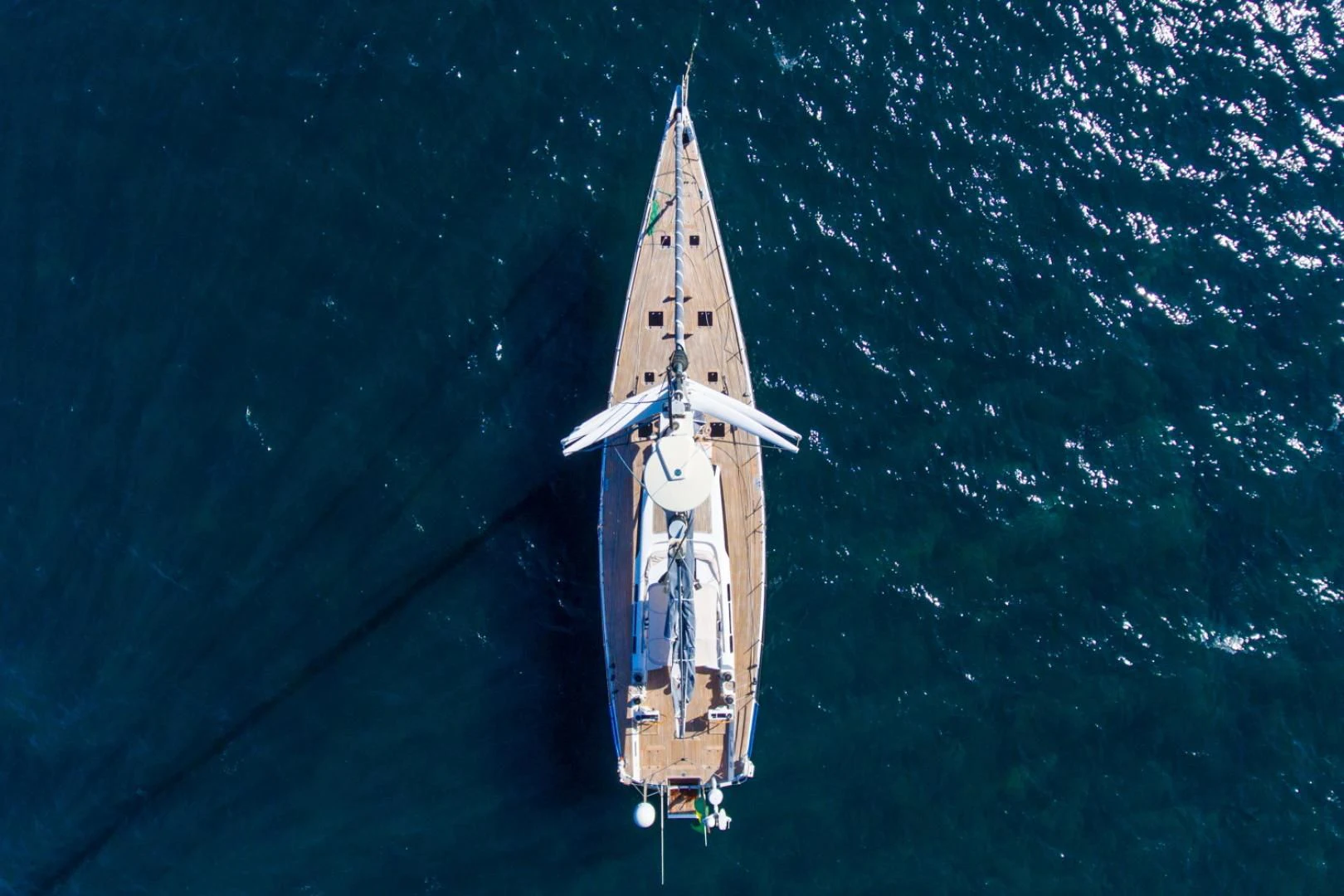 a boat in the water aboard INDIGO Yacht for Sale