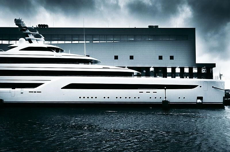 a white yacht in the water aboard ZEN Yacht for Charter