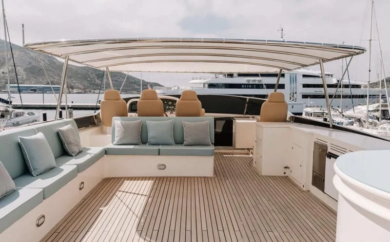 a boat on the water aboard APOLLO I Yacht for Sale