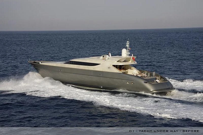 a ship on the water aboard A2 Yacht for Sale