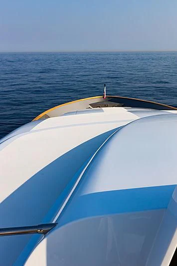 the front of a boat aboard A2 Yacht for Sale