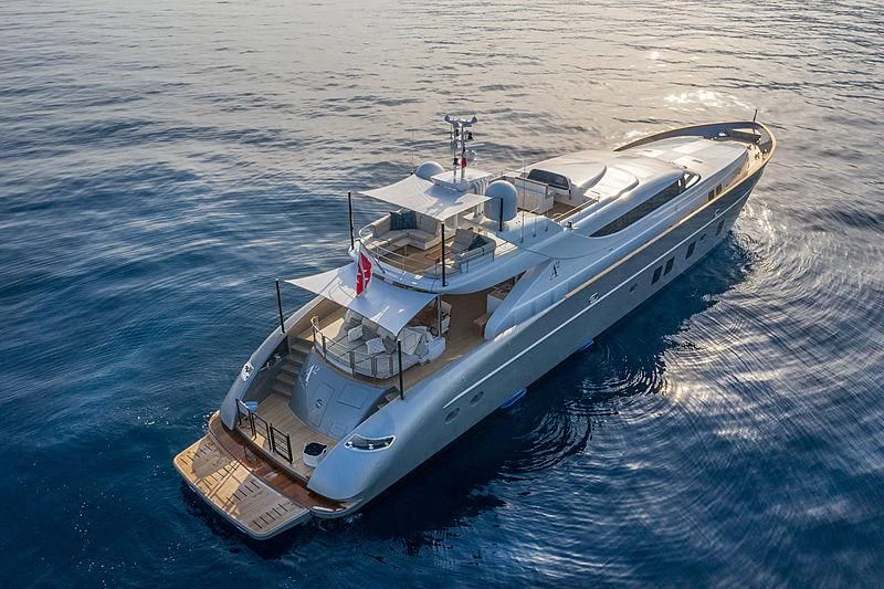 a boat in the water aboard A2 Yacht for Sale