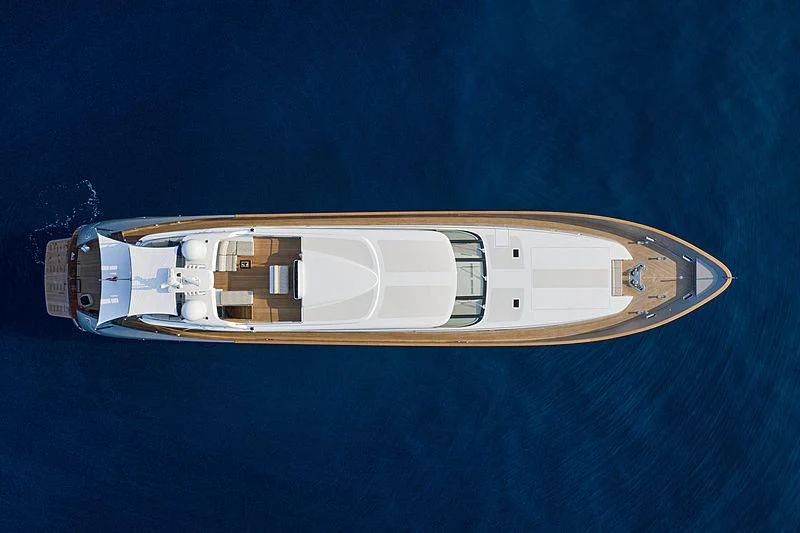 a close-up of a space ship aboard A2 Yacht for Sale