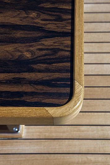 a wooden surface with a hole in it aboard A2 Yacht for Sale