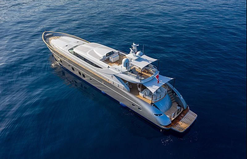 a boat in the water aboard A2 Yacht for Sale