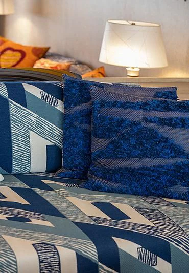 a stack of folded towels aboard A2 Yacht for Sale