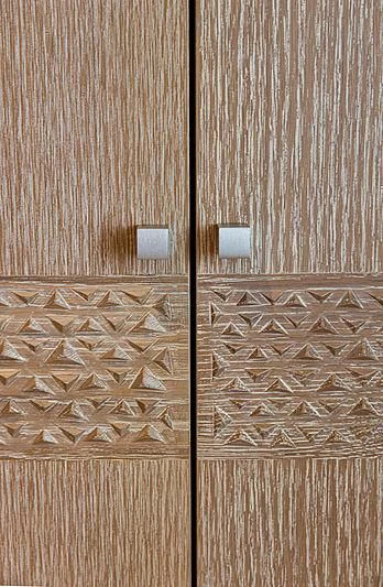 a wood surface with a black pole aboard A2 Yacht for Sale