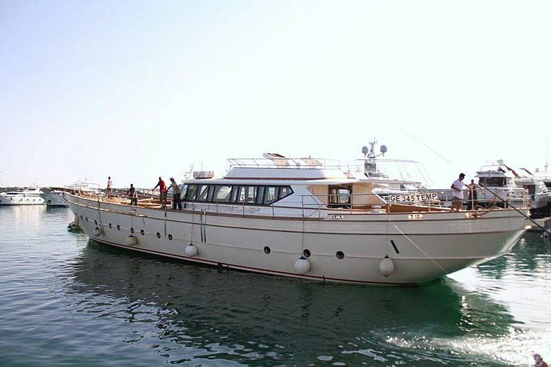 a boat on the water aboard ONE FORCE Yacht for Sale