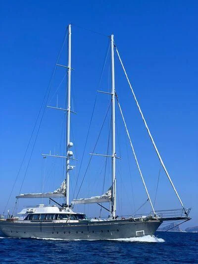 a boat sailing on the water aboard ONE FORCE Yacht for Sale