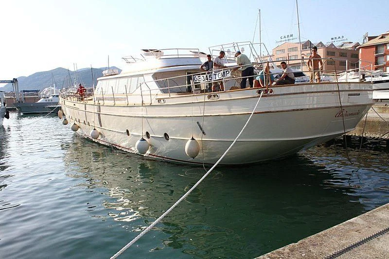 a group of people on a boat aboard ONE FORCE Yacht for Sale
