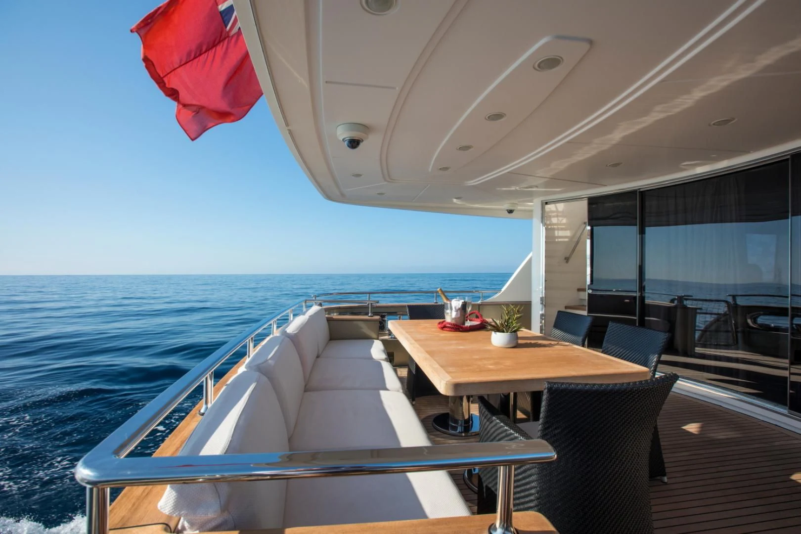 a boat on the water aboard MAI Yacht for Sale