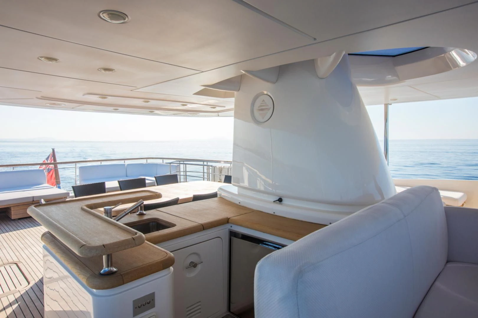 a boat on the water aboard MAI Yacht for Sale