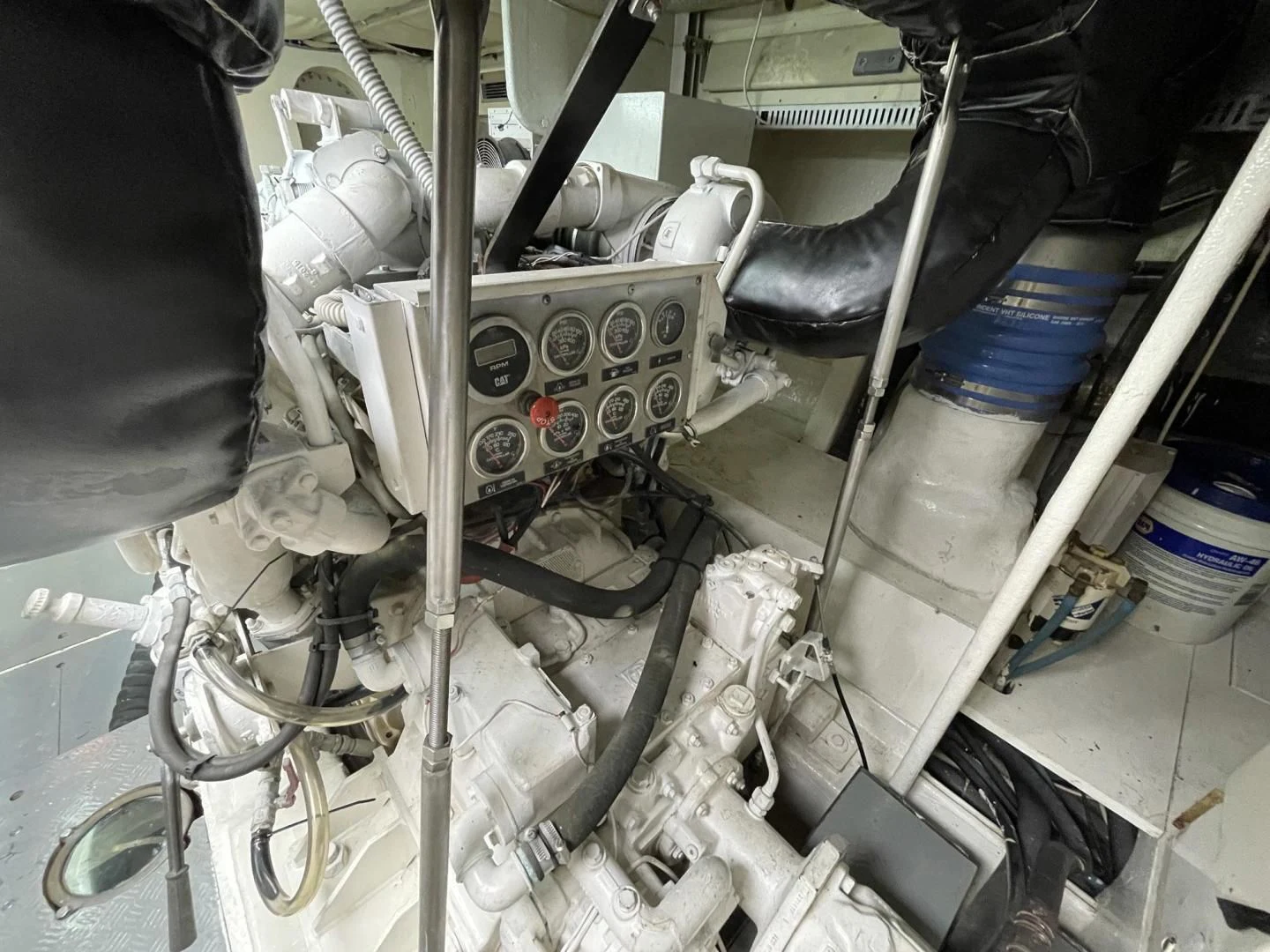 a machine with many wires aboard RABBIT Yacht for Sale