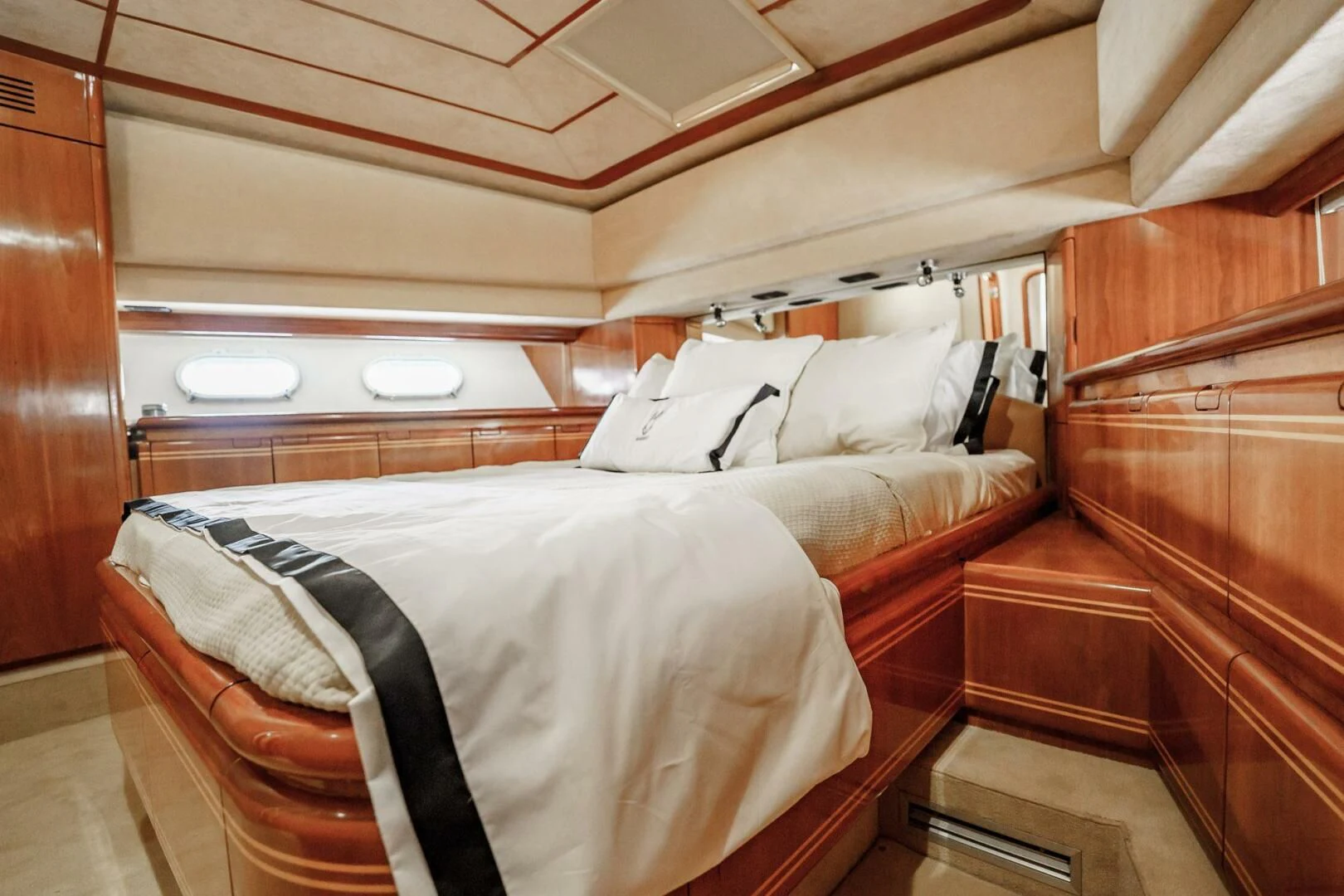 a room with bunk beds aboard RABBIT Yacht for Sale
