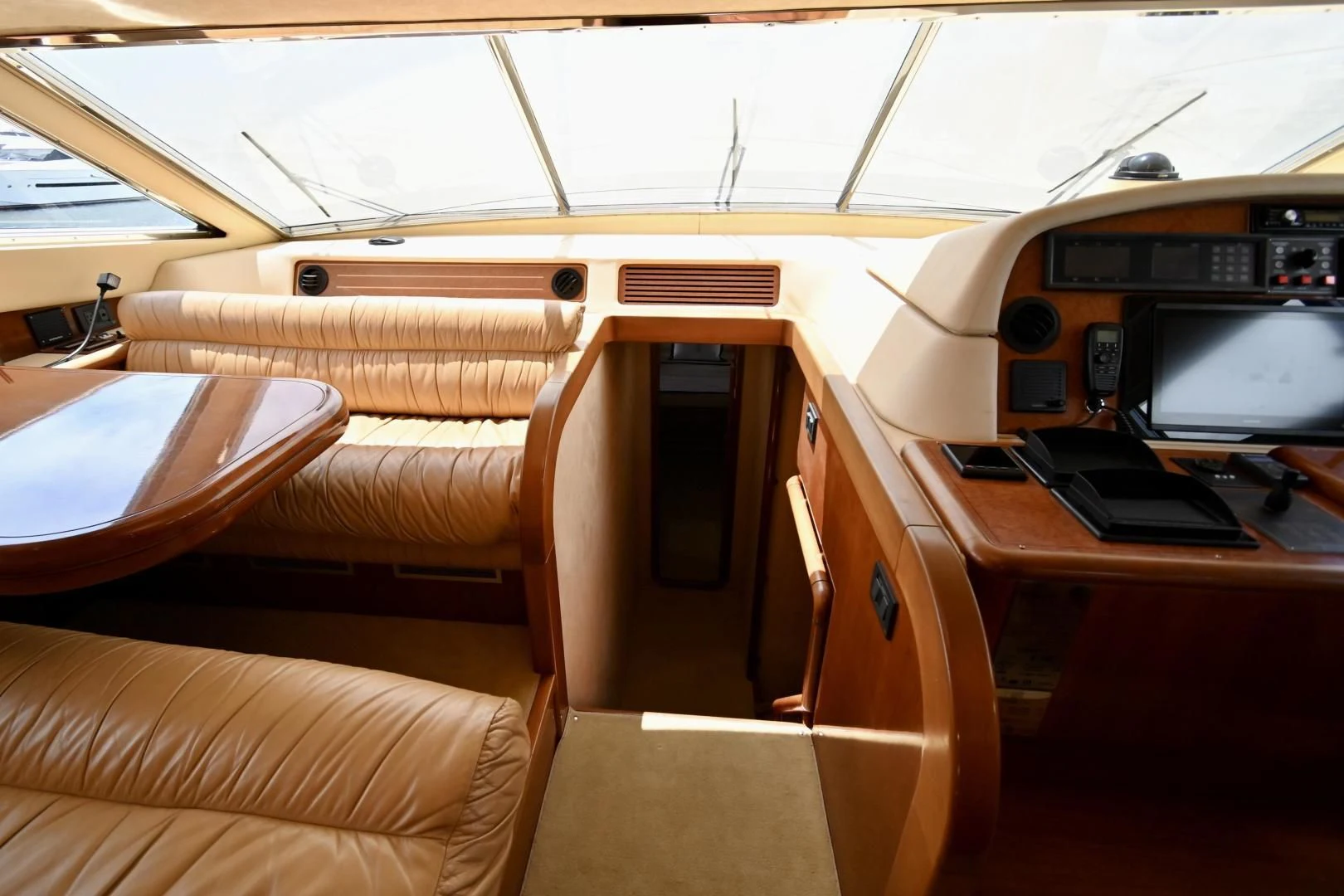 inside of a vehicle aboard RABBIT Yacht for Sale
