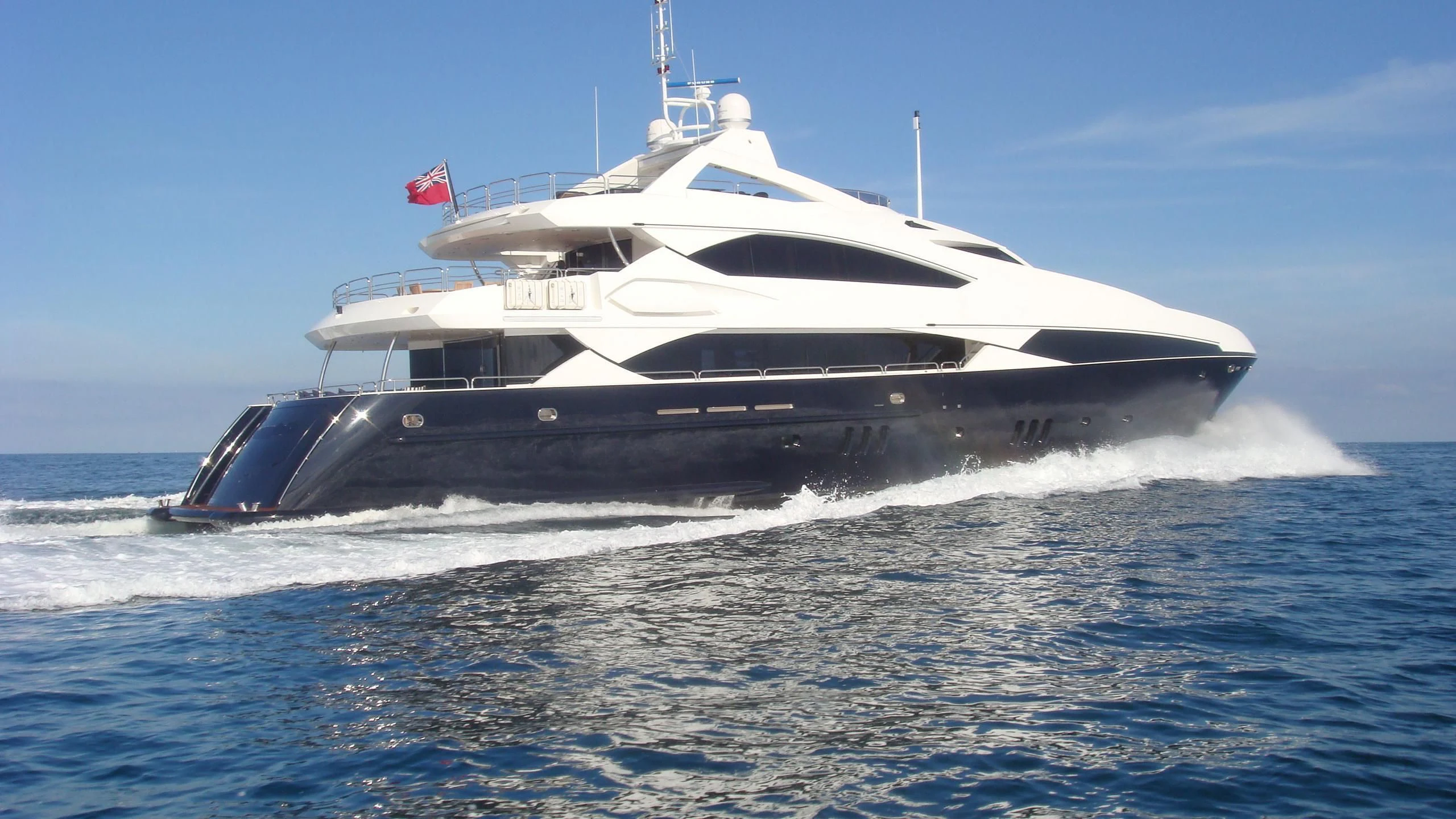 a boat on the water aboard THE DEVOCEAN Yacht for Sale