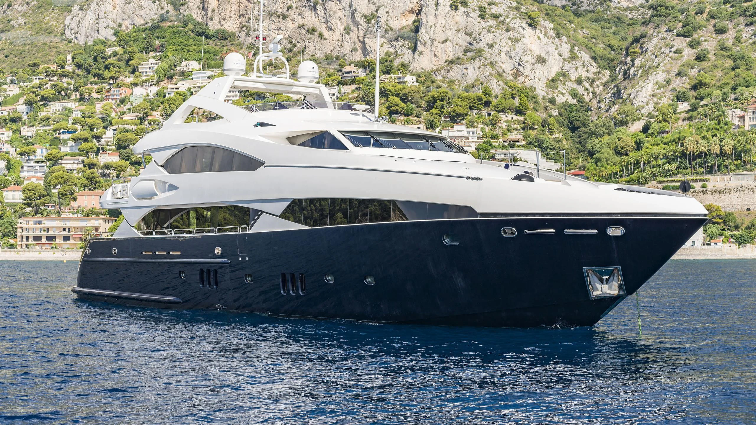 a boat on the water aboard THE DEVOCEAN Yacht for Sale