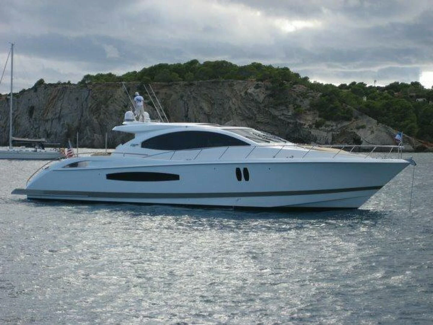 a boat on the water aboard LOVIN LIFE Yacht for Sale