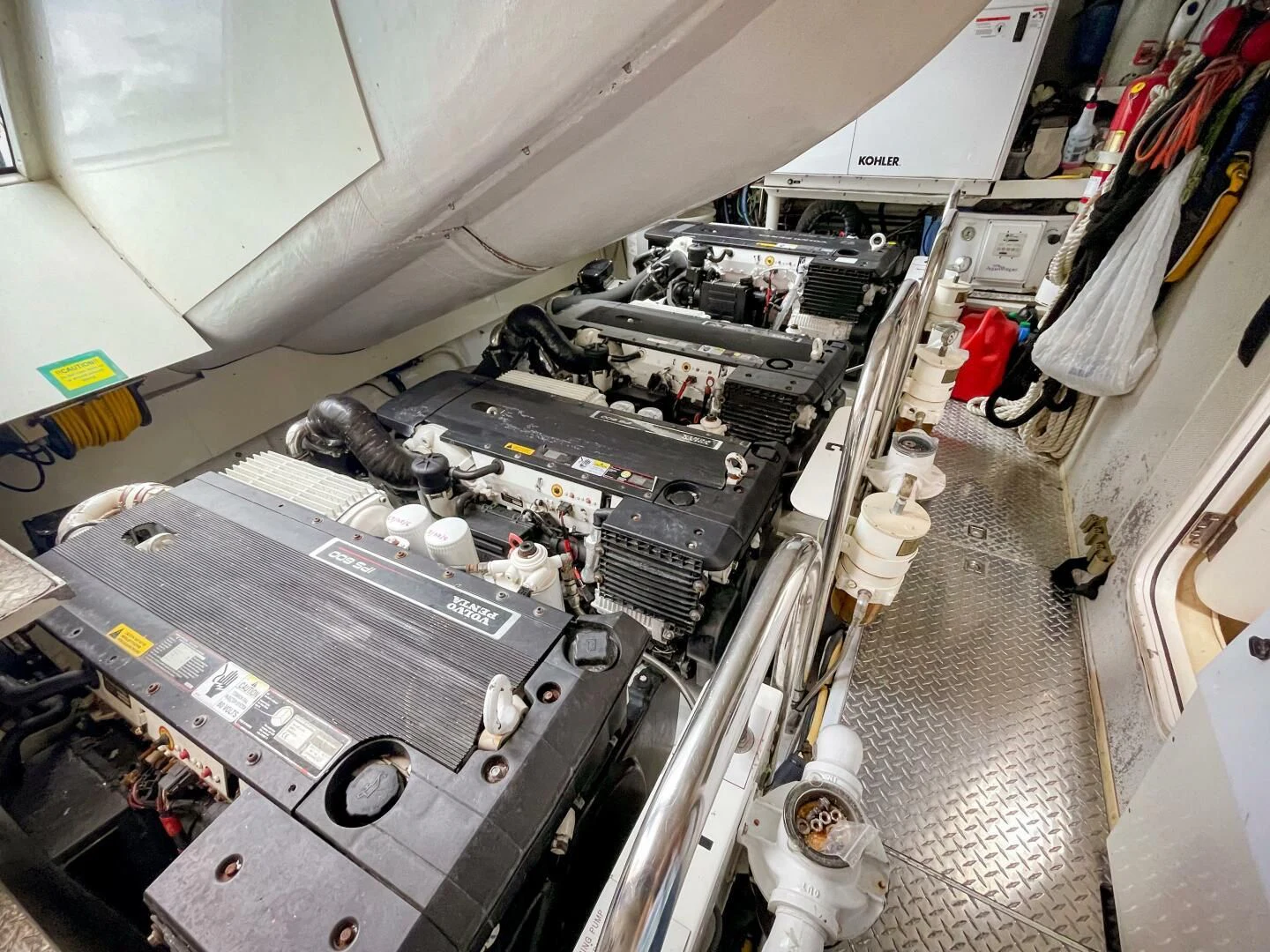 a group of military vehicles aboard LOVIN LIFE Yacht for Sale