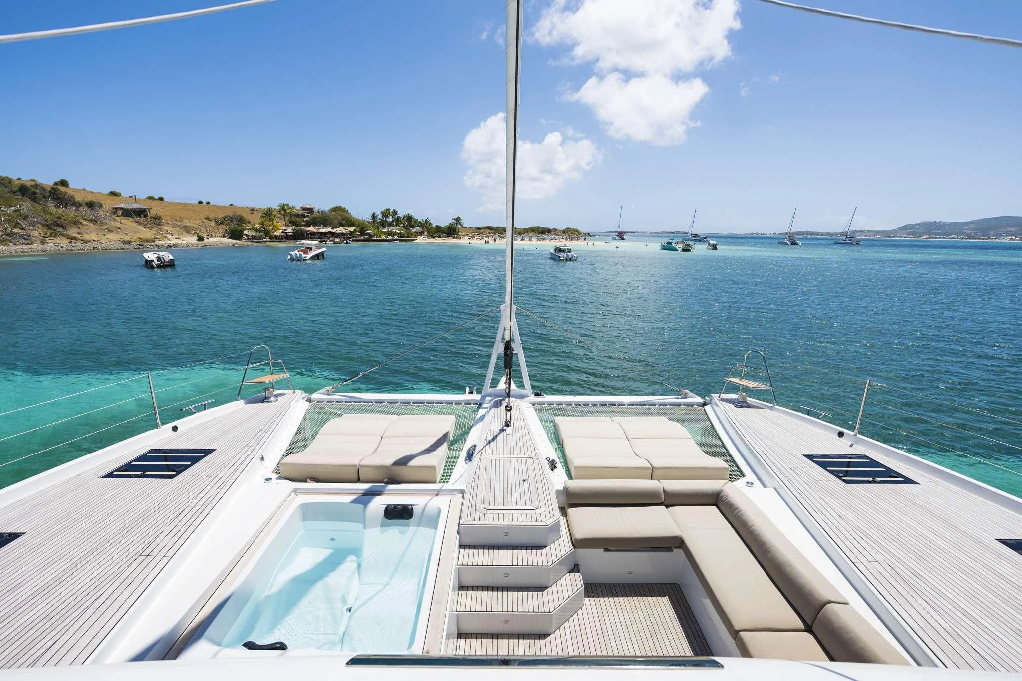 a boat on the water aboard LISA OF THE SEAS Yacht for Sale