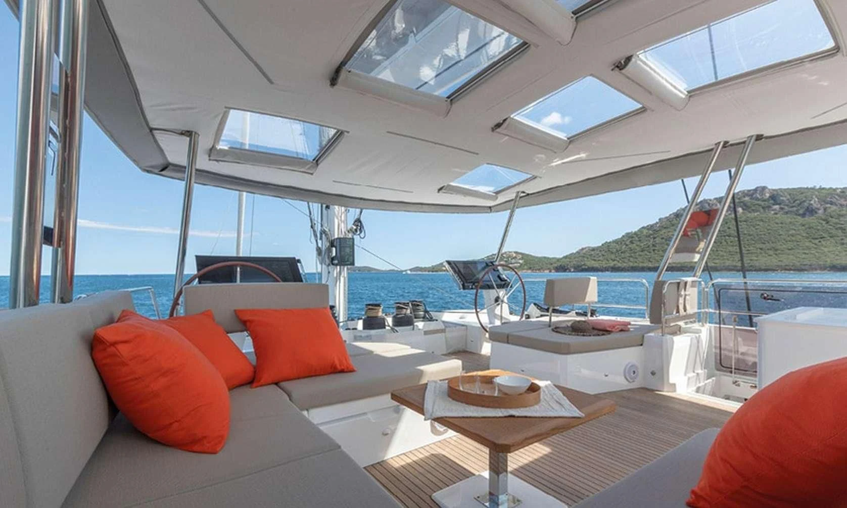 a boat on the water aboard LISA OF THE SEAS Yacht for Sale