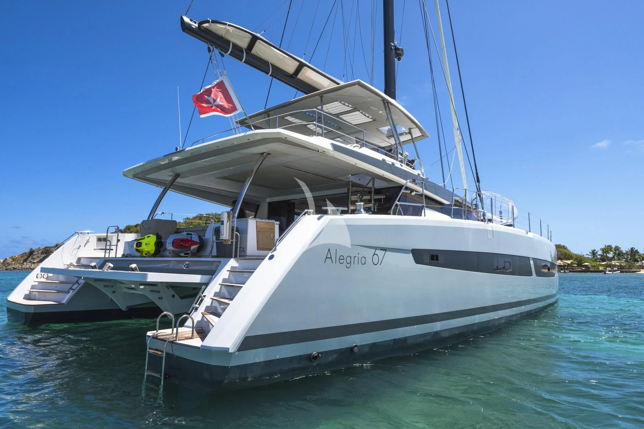 a boat on the water aboard LISA OF THE SEAS Yacht for Sale