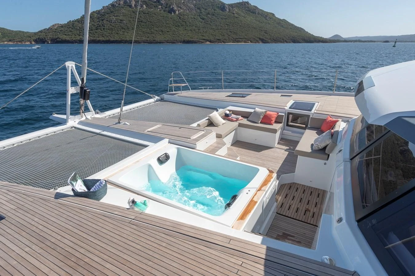 a boat on the water aboard LISA OF THE SEAS Yacht for Sale