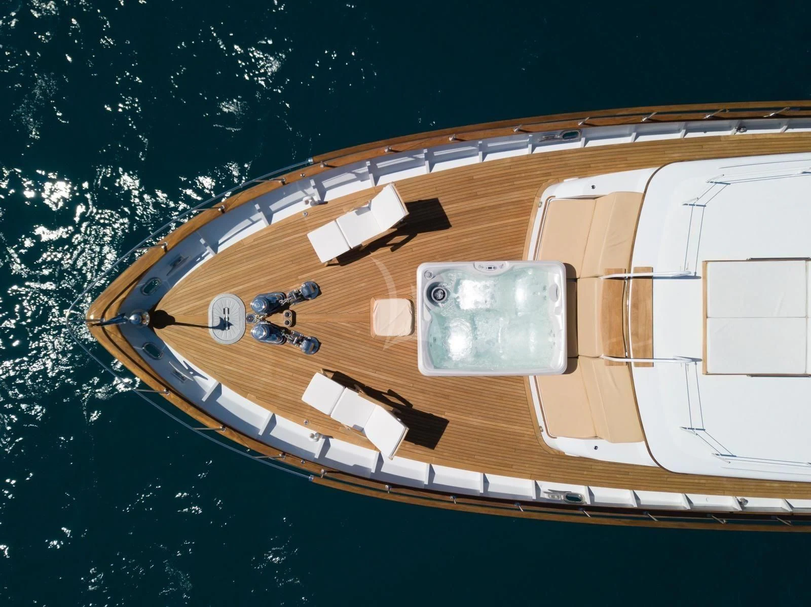 a space ship in space aboard ADRIATIC ESCAPE Yacht for Sale