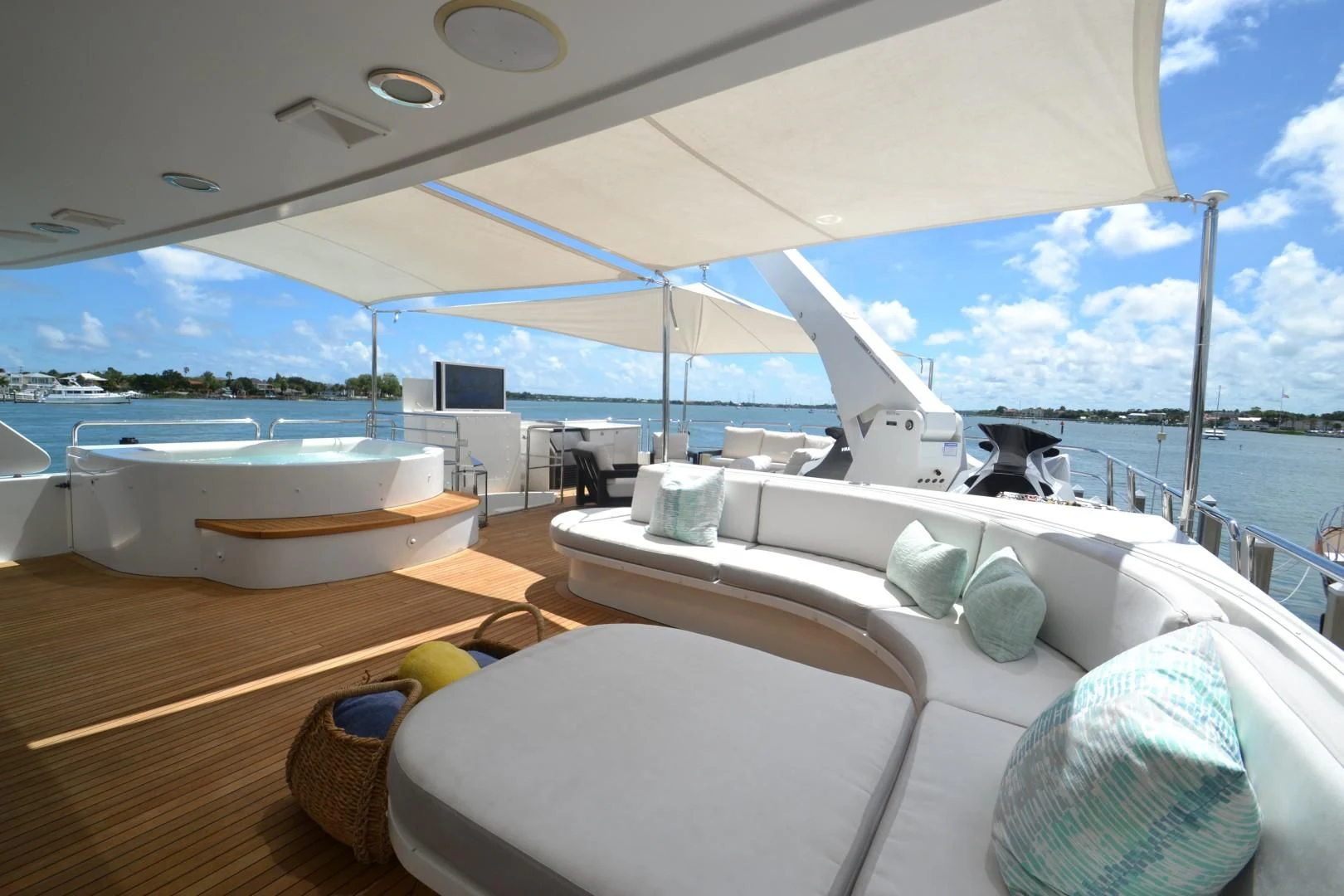 a boat on the water aboard INTUITION Yacht for Sale