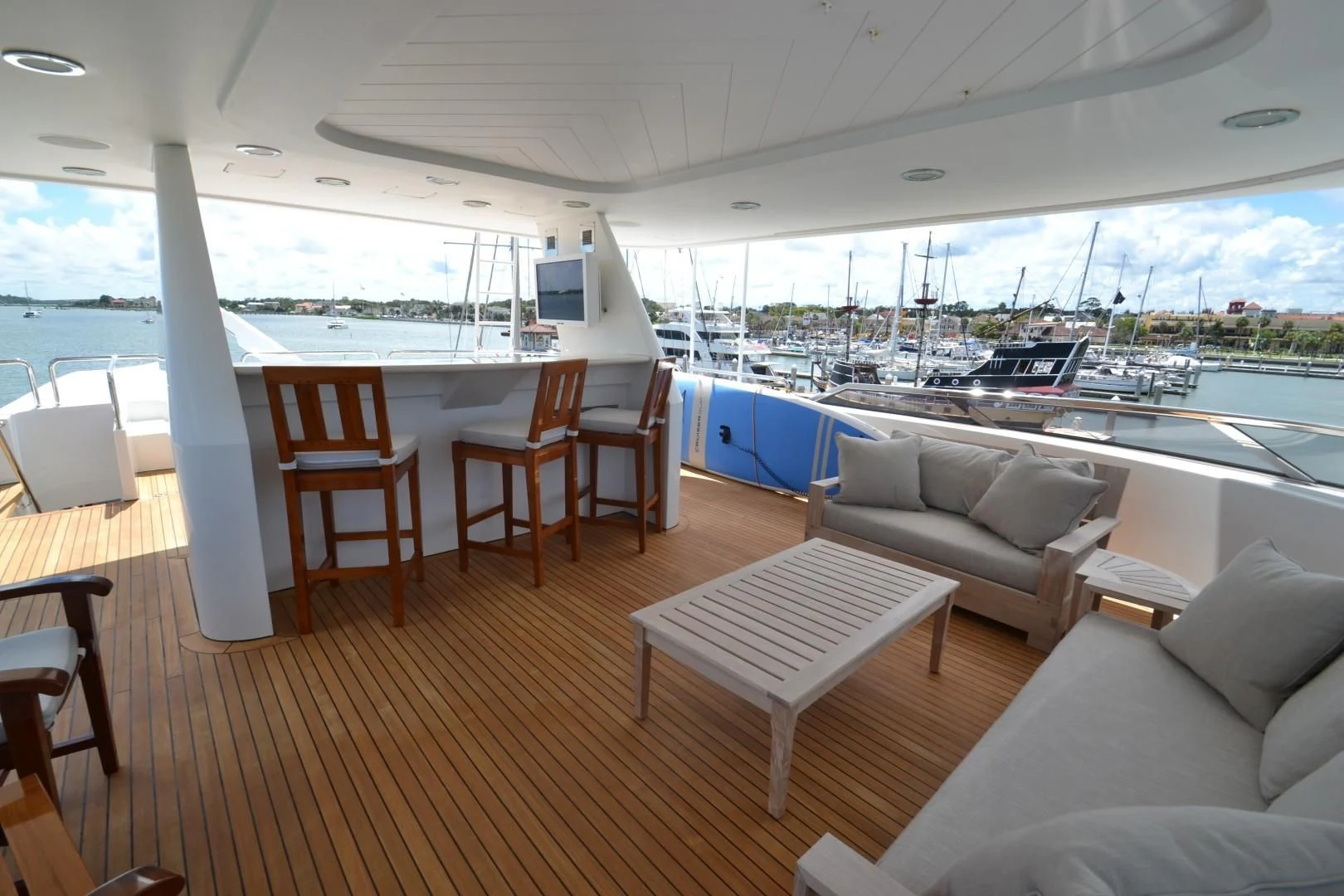 a boat on the water aboard INTUITION Yacht for Sale