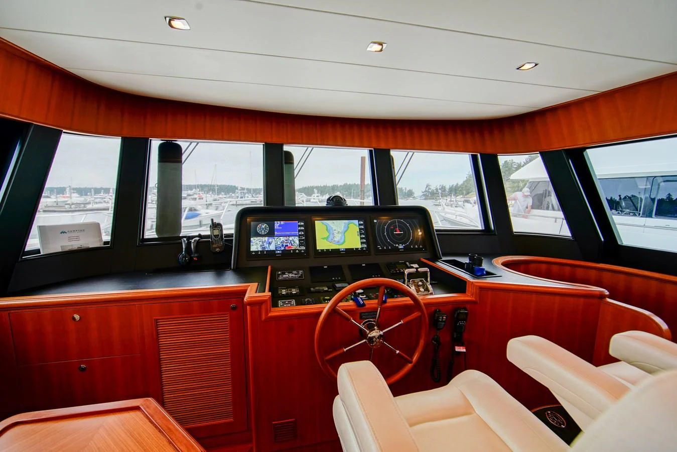 inside of a vehicle aboard KING OF NOTHING Yacht for Sale