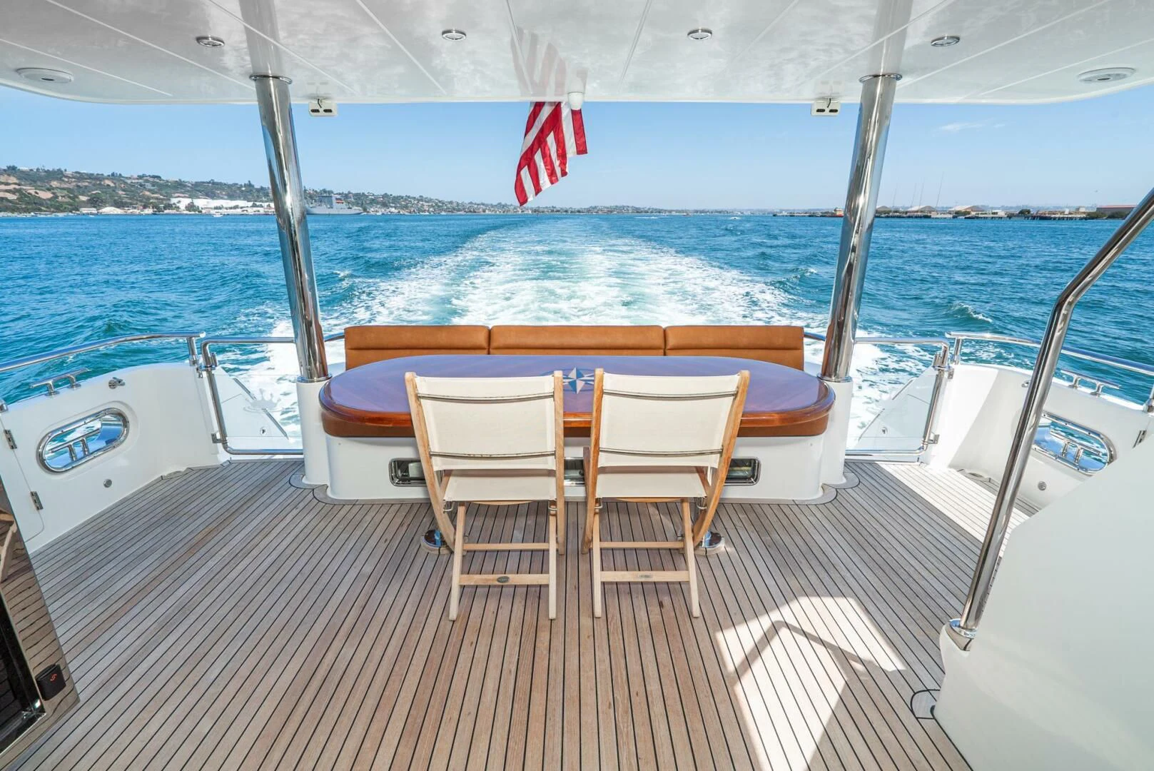 a boat on the water aboard KING OF NOTHING Yacht for Sale