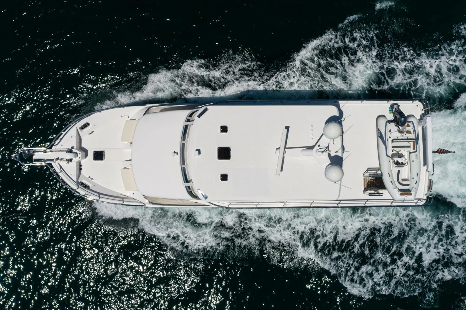 a space shuttle on a surface aboard KING OF NOTHING Yacht for Sale