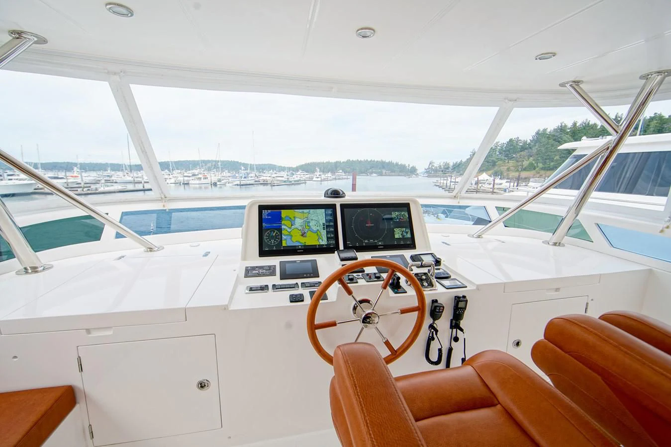 inside of a boat aboard KING OF NOTHING Yacht for Sale