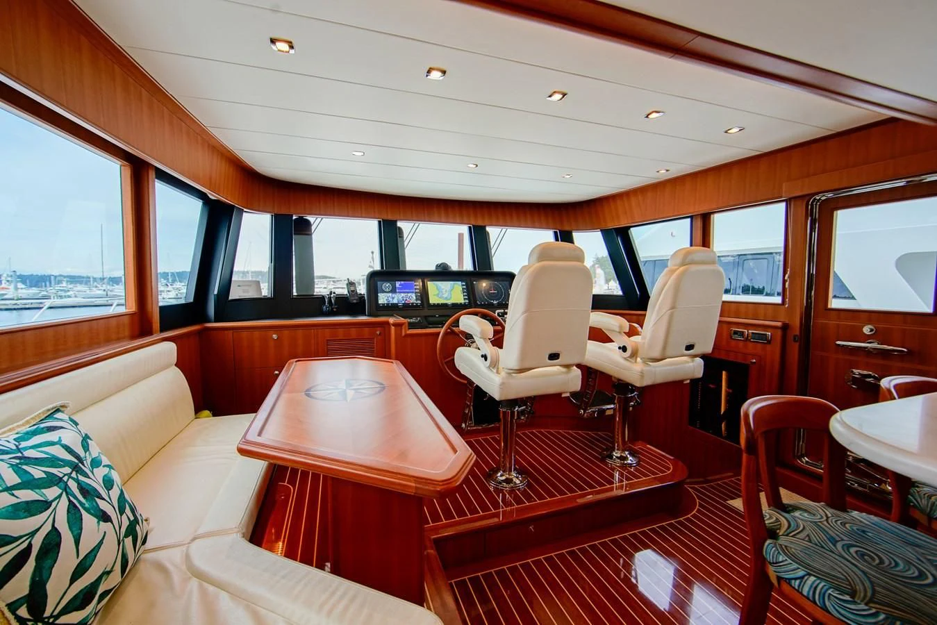 inside of a bus aboard KING OF NOTHING Yacht for Sale