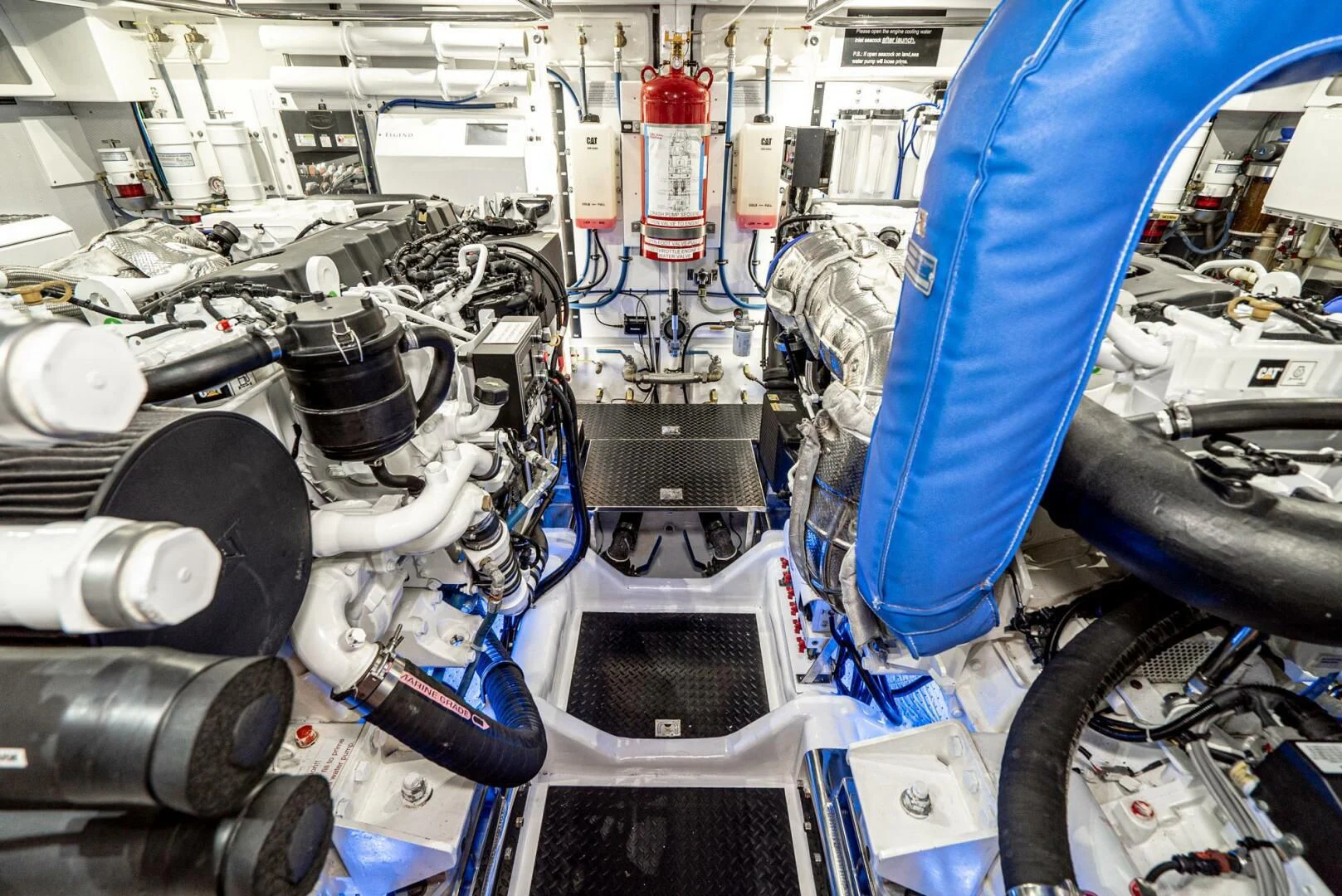 a machine with wires aboard KING OF NOTHING Yacht for Sale