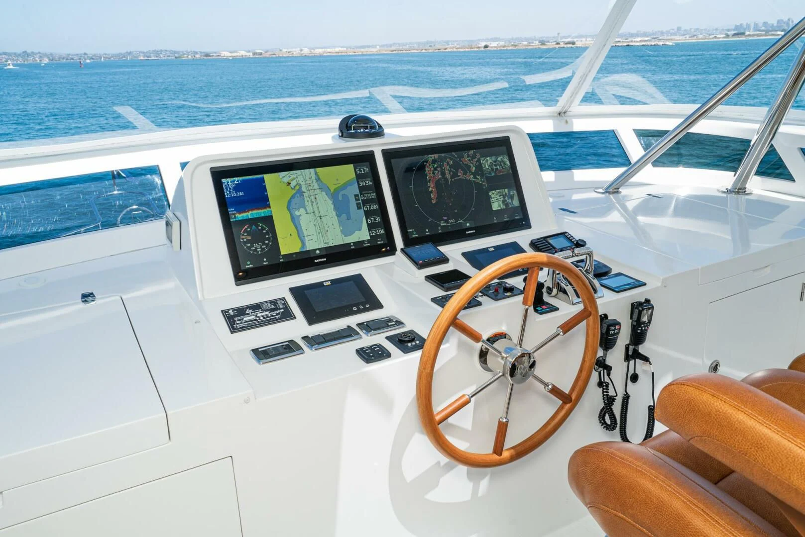 the cockpit of a plane aboard KING OF NOTHING Yacht for Sale