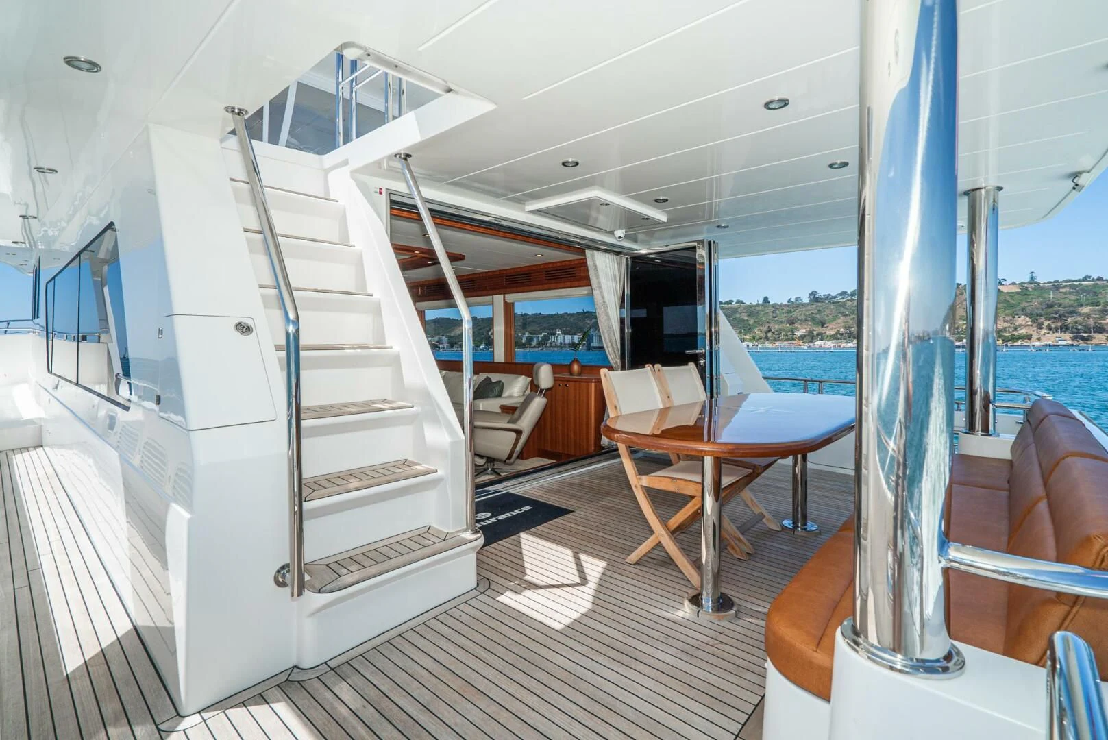 a boat on the water aboard KING OF NOTHING Yacht for Sale