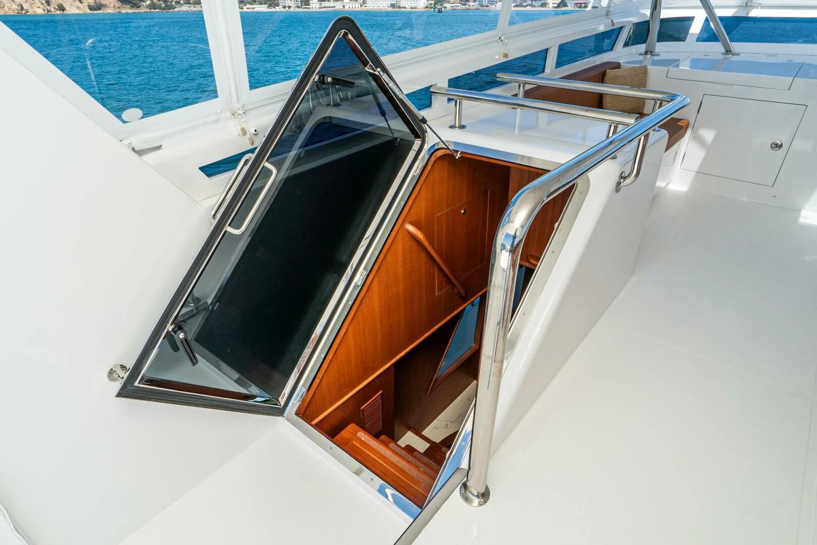 a boat on the water aboard KING OF NOTHING Yacht for Sale