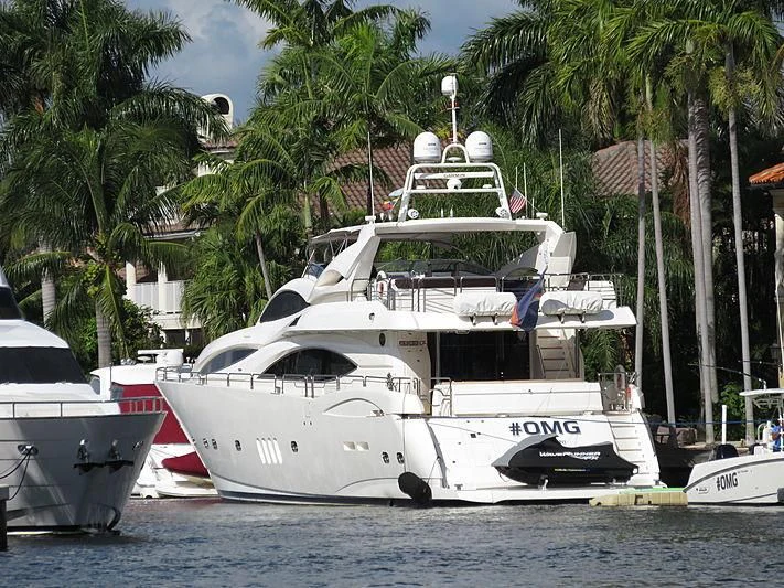 a boat on the water aboard #OMG Yacht for Sale