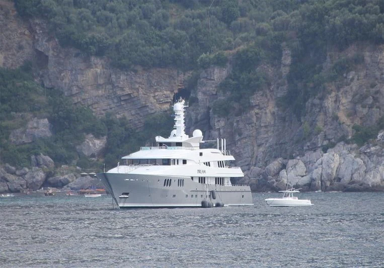 a boat sailing on the water aboard DREAM Yacht for Sale