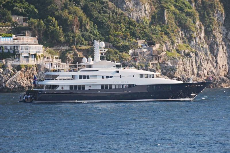 a boat on the water aboard DREAM Yacht for Sale