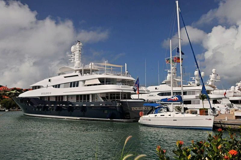 a couple of boats in the water aboard DREAM Yacht for Sale