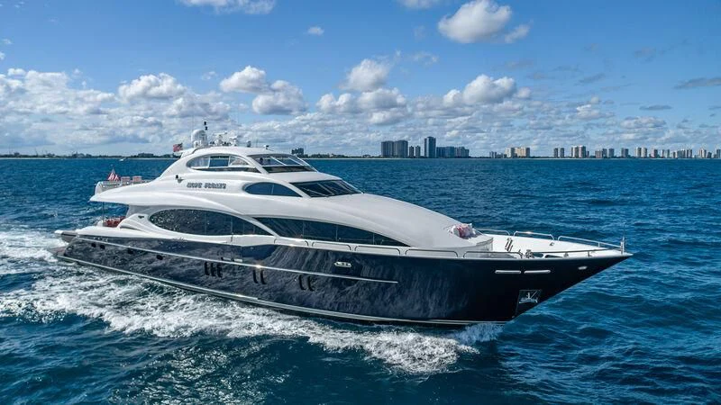 a yacht on the water aboard HOPE FLOATS Yacht for Sale