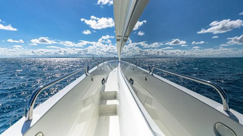 a boat on the water aboard HOPE FLOATS Yacht for Sale