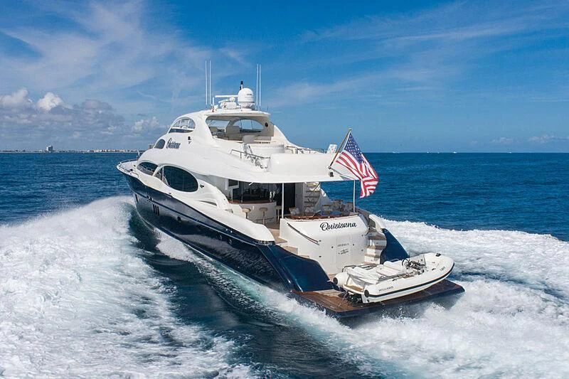 a boat on the water aboard HOPE FLOATS Yacht for Sale