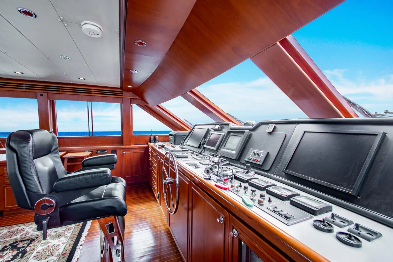 inside of a vehicle aboard BOXES II Yacht for Sale