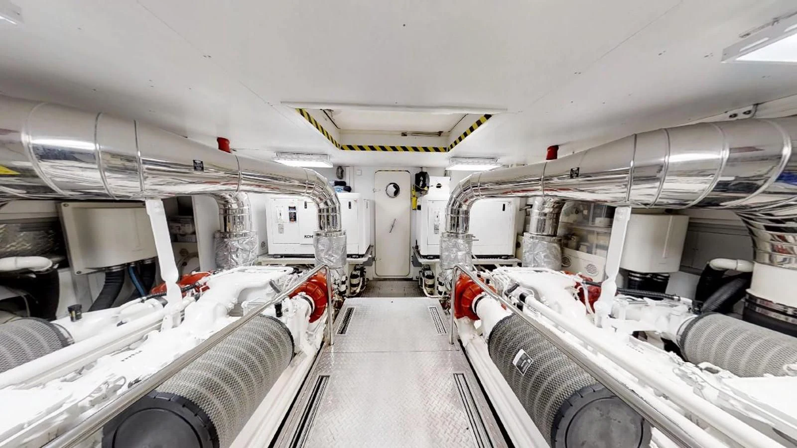 inside of a factory aboard INDULGE II Yacht for Sale