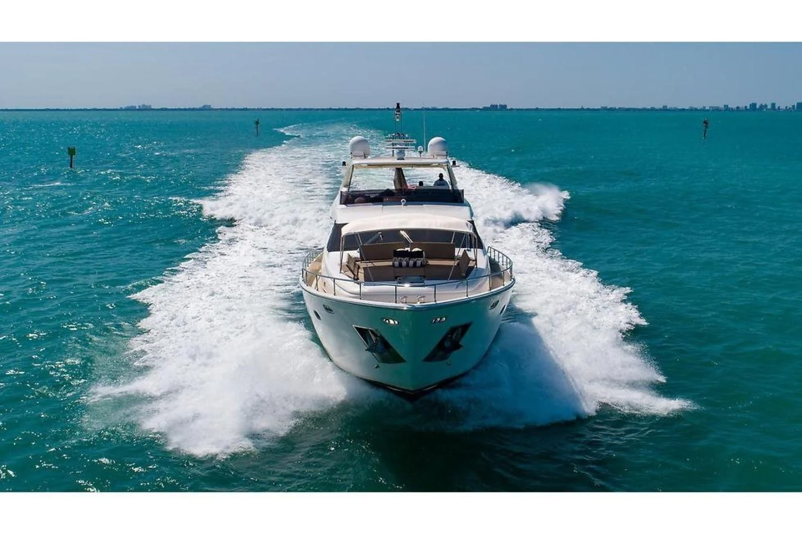 a boat on the water aboard INDULGE II Yacht for Sale