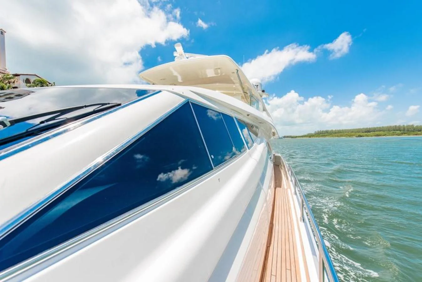 a boat on the water aboard INDULGE II Yacht for Sale